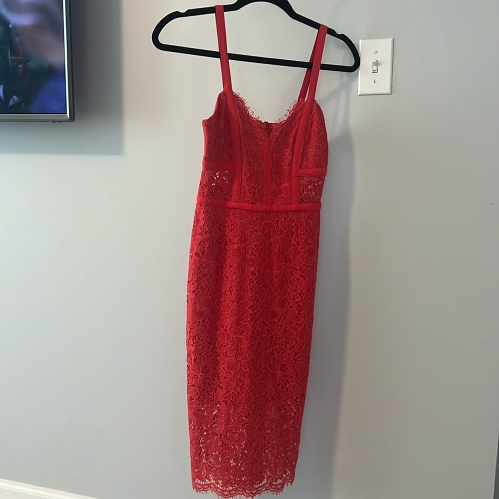 Express Coral Dress